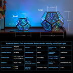 Infinity Dodecahedron Magic Table Lamp-2