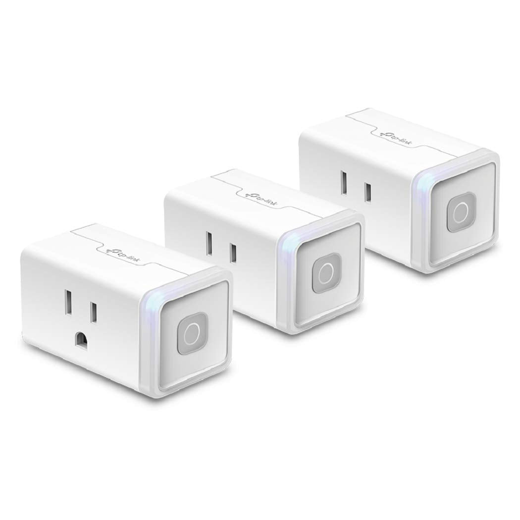 Kasa Smart Plug HS103P4, Smart Home Wi-Fi Outlet Works with Alexa, Echo, Google Home & IFTTT, No Hub Required, Remote Control, 15 Amp, UL Certified, White