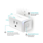 Kasa Smart Plug HS103P4, Smart Home Wi-Fi Outlet Works with Alexa, Echo, Google Home & IFTTT, No Hub Required, Remote Control, 15 Amp, UL Certified, White
