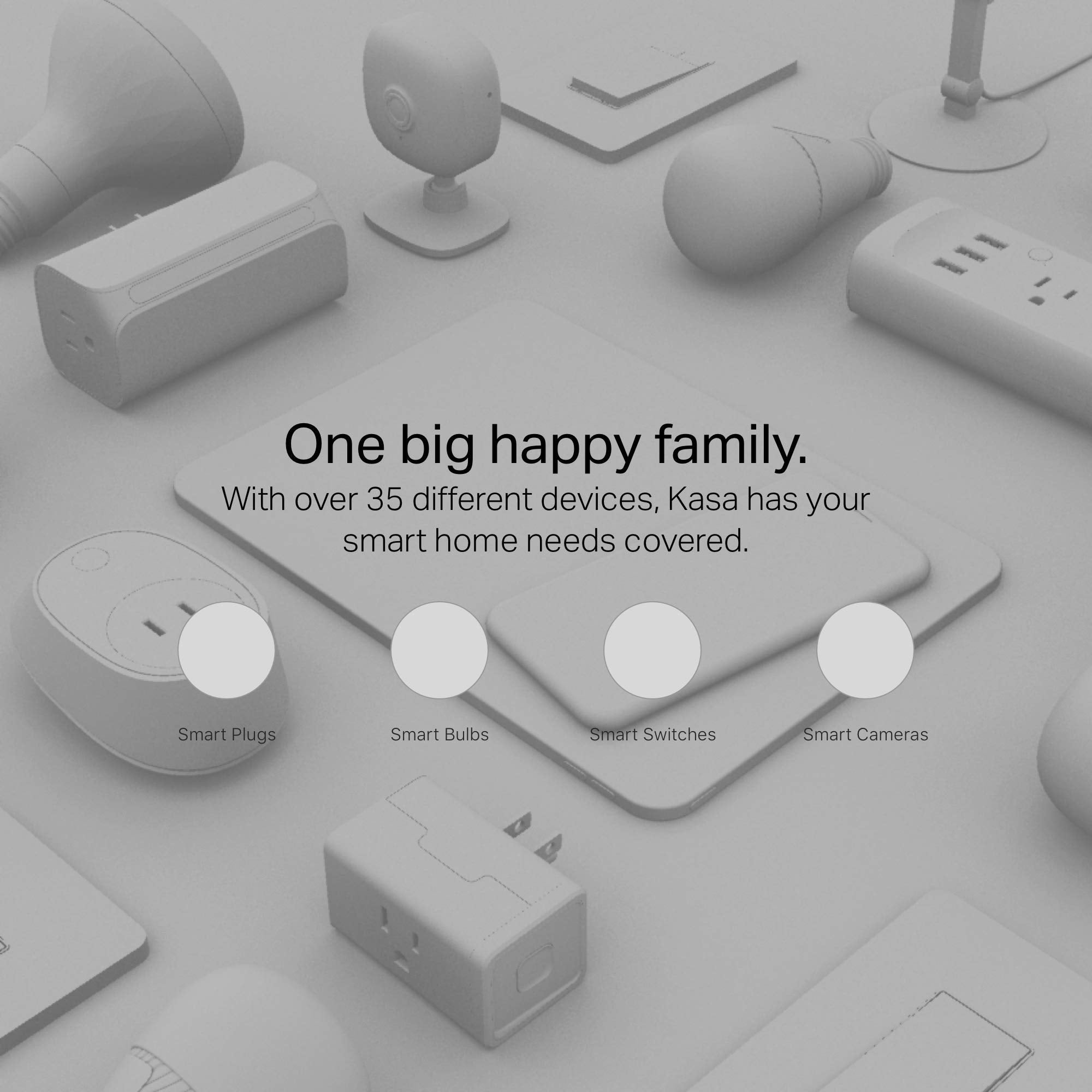 Kasa Smart Plug HS103P4, Smart Home Wi-Fi Outlet Works with Alexa, Echo, Google Home & IFTTT, No Hub Required, Remote Control, 15 Amp, UL Certified, White